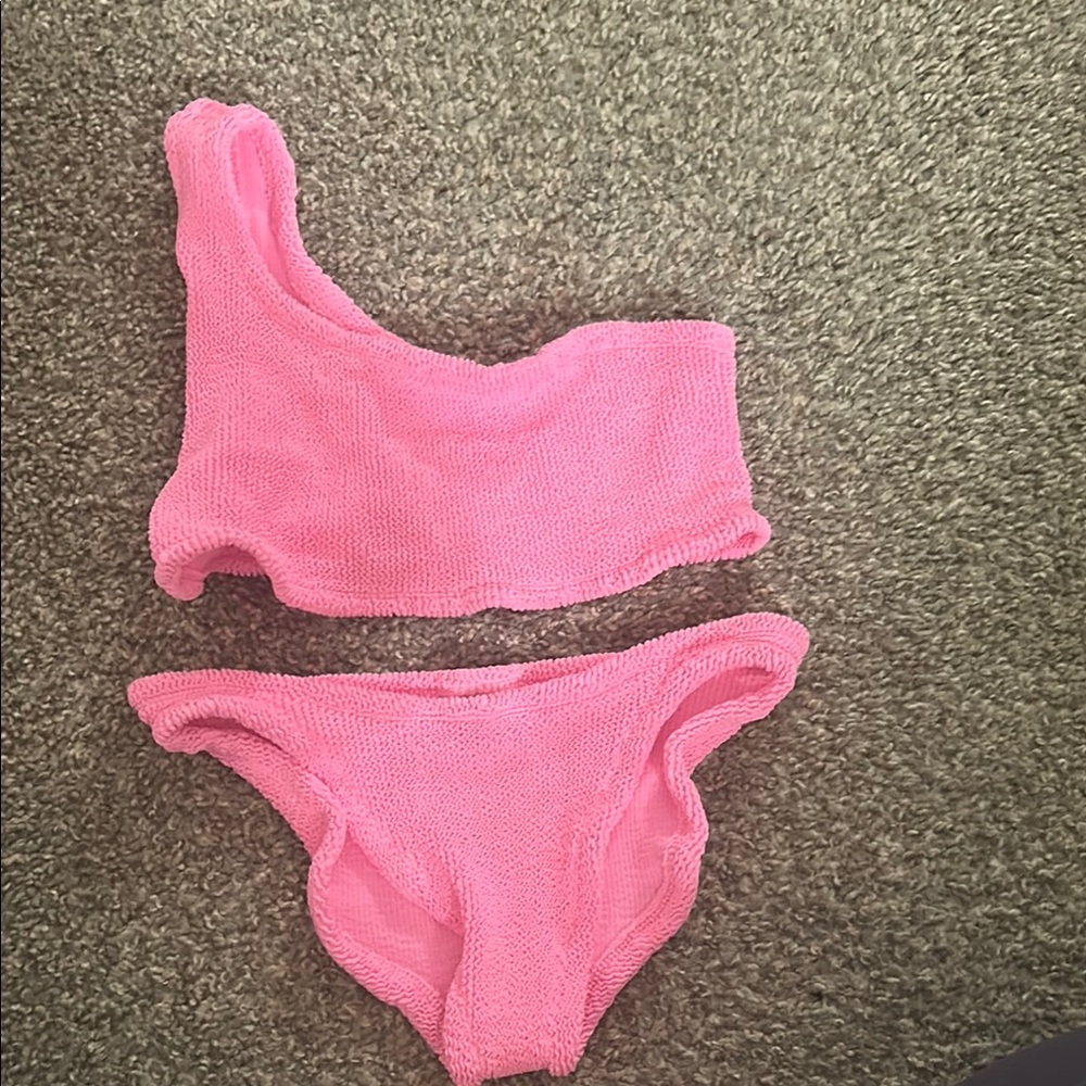 Hunza G Nancy Bikini Neon Pink - Picture 2 of 3